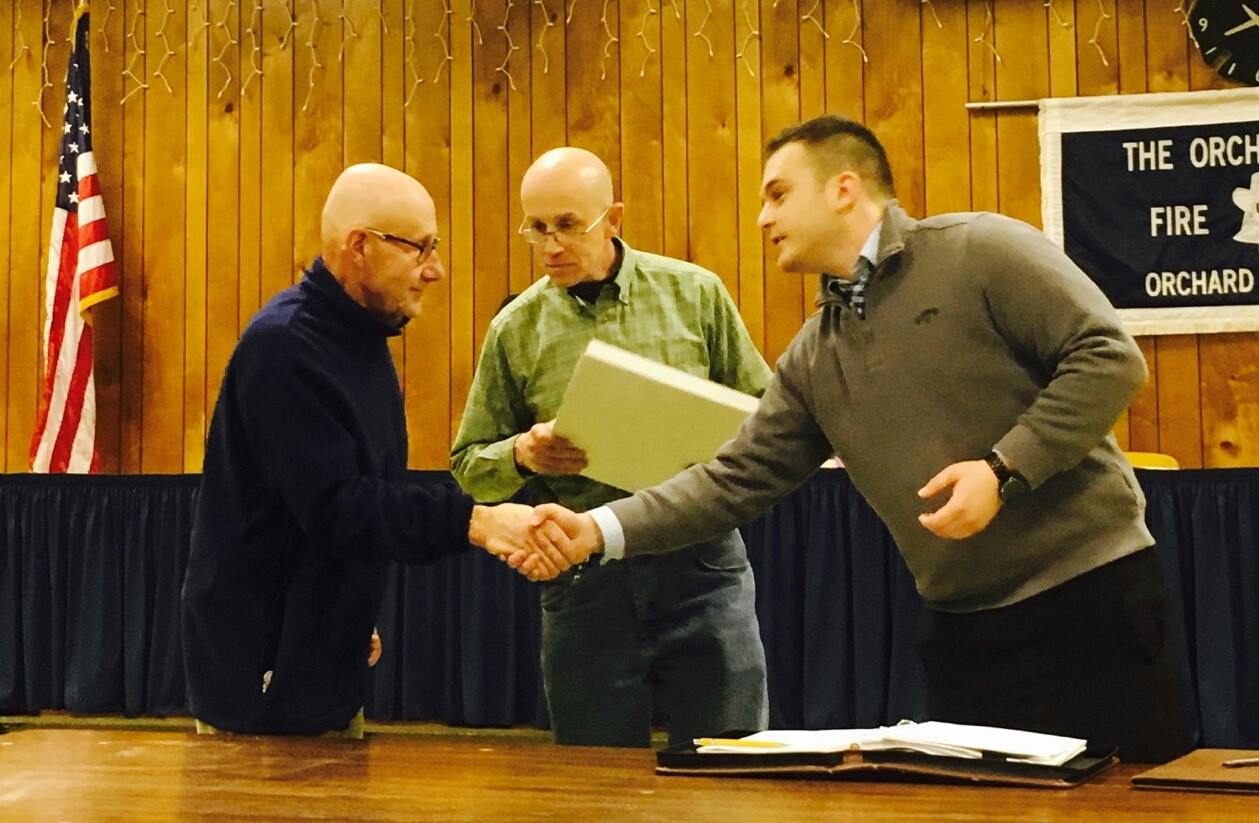 Firefighter Durcholz recognized for years of service
